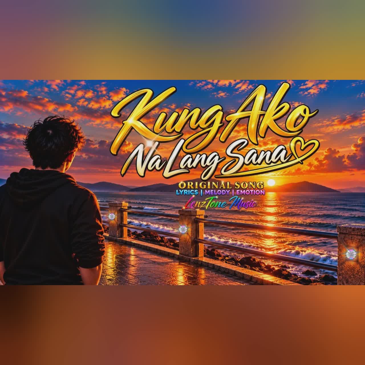 KUNG AKO NA LANG SANA | OFFICIAL LYRIC VIDEO | LENZTONE MUSIC cover art