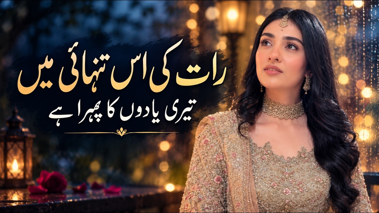 رات کی اس تنہائی میں 💔 | درد بھرا اردو گانا | Sad Urdu Song 2026 | Heart Touching Love Song cover art