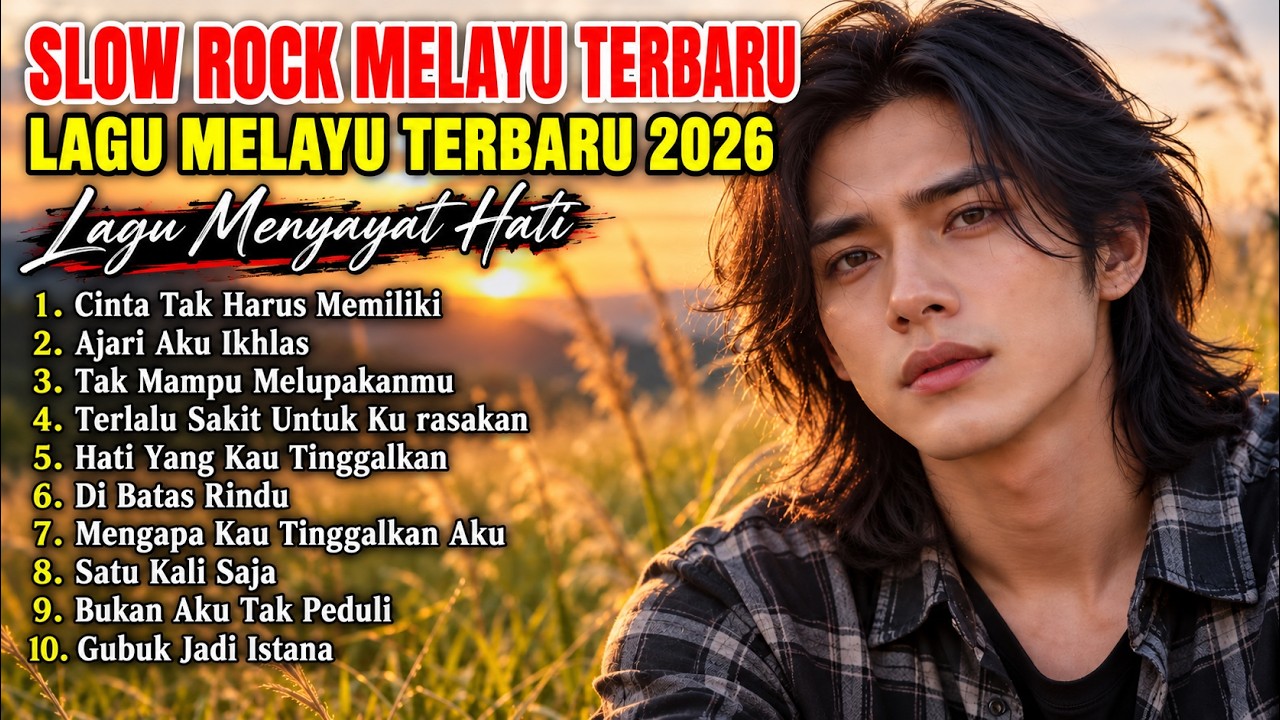SLOW ROCK MELAYU TERBAIK 2026 / CINTA TAK HARUS MEMILIKI / Lagu Malaysia Paling Menyayat Hati cover art