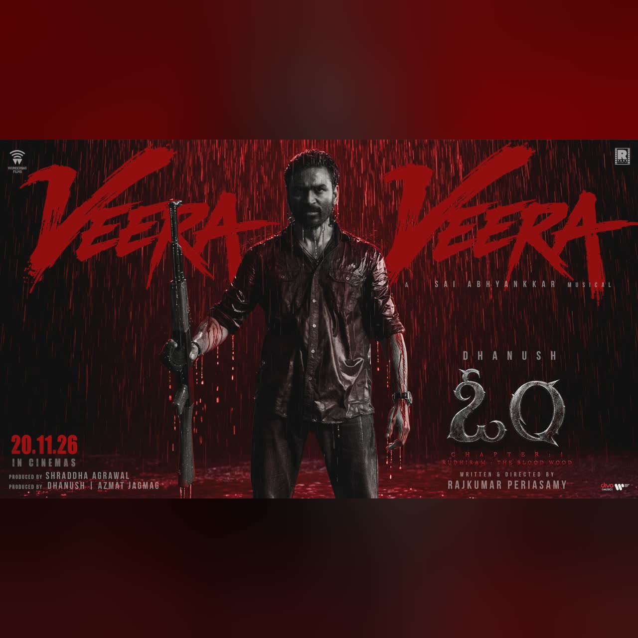 Veera Veera Lyrical (Telugu) | OM | Dhanush | Mammootty | Sai Pallavi | Rajkumar | Sai Abhyankkar cover art