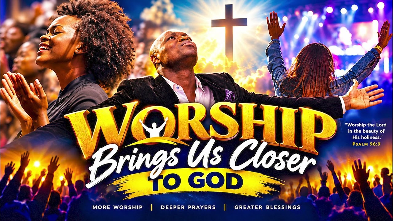WORSHIP THAT BRINGS US CLOSER TO GOD cover art