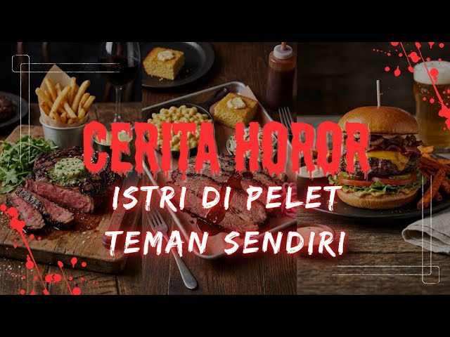 CERITA HOROR SERAM SAMBIL MASAK MOY BI NAD || ISTRI DI PELET TEMAN SENDIRI #podcasthoror #horor cover art