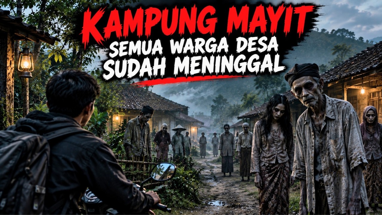 KAMPUNG MAYIT!! SEMUA WARGA DESA SUDAH MENINGGAL - CERITA HOROR - KISAH HOROR MISTIS cover art