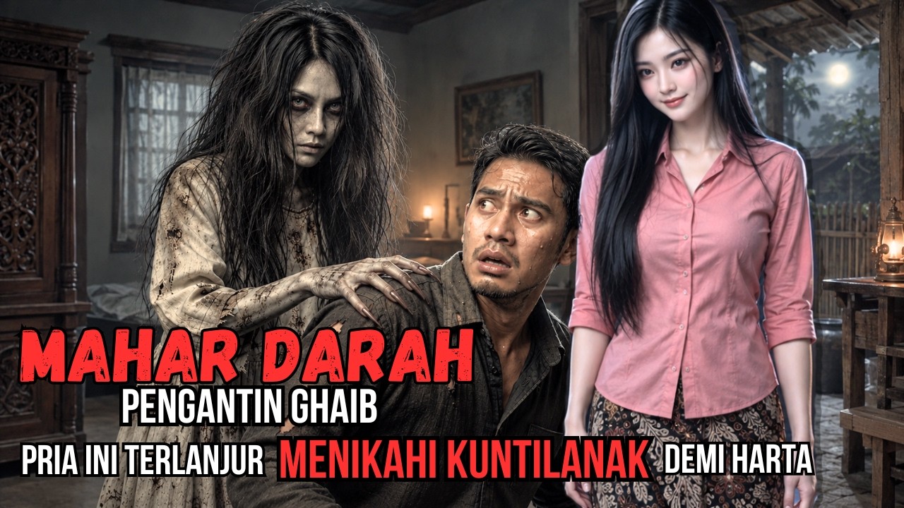 MAHAR DARAH PENGANTIN GHAIB!! PRIA INI TERLANJUR MENIKAHI KUNTILANAK DEMI HARTA - CERITA HOROR cover art