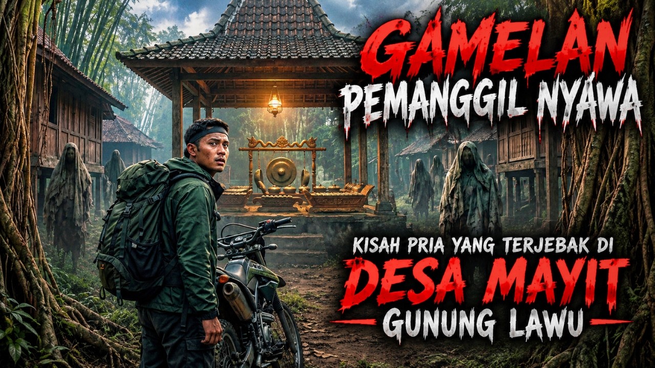 GAMELAN PEMANGGIL NYAWA KISAH PRIA YANG TERJEBAK DI DESA MAYIT GUNUNG LAWU - CERITA HOROR MISTIS cover art
