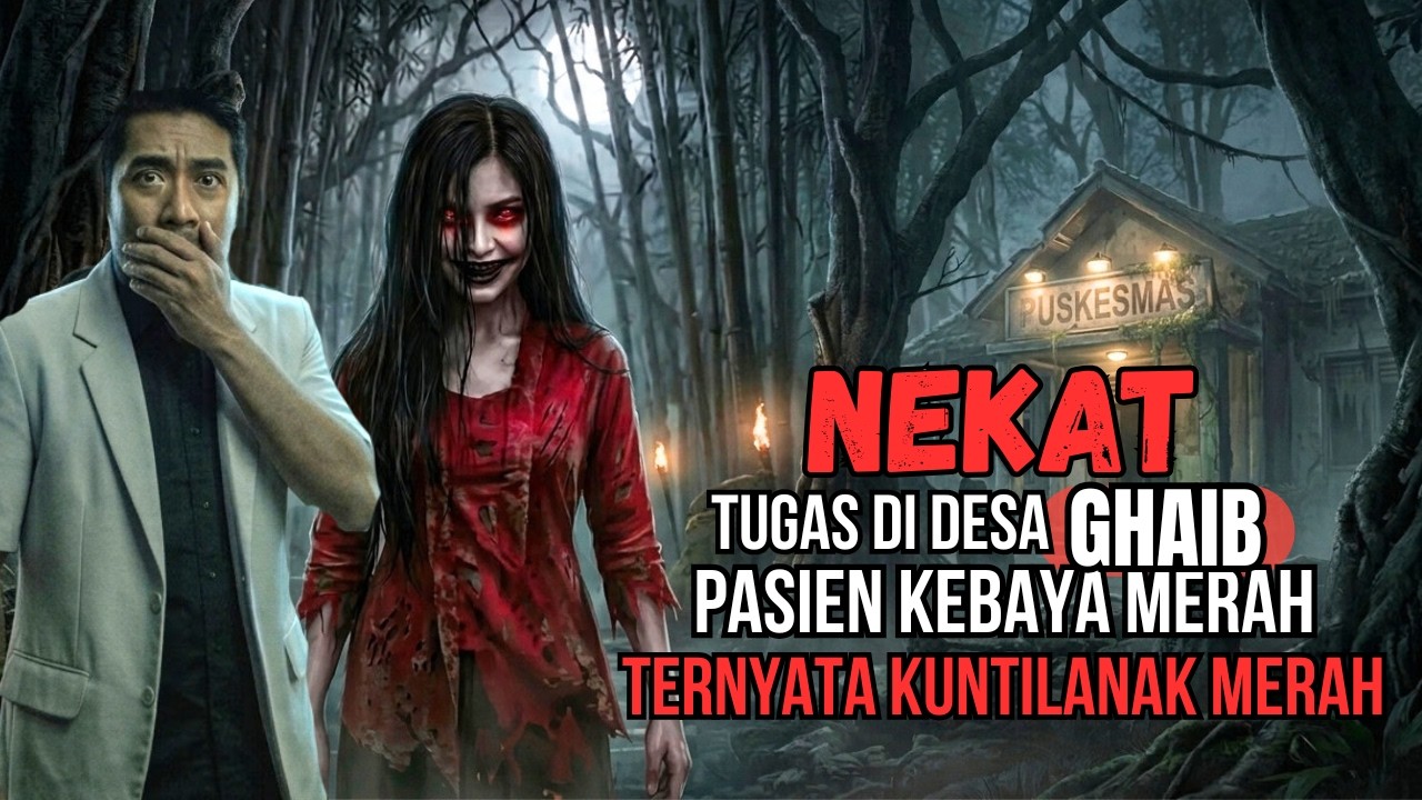 NEKAT TUGAS DI DESA GHAIB!! PASIEN KEBAYA MERAH TERNYATA KUNTILANAK MERAH - CERITA HOROR MISTIS cover art