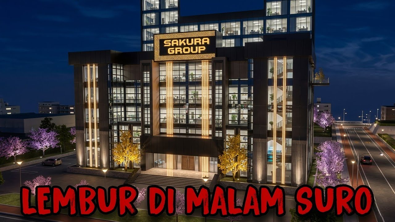 LEMBUR DI MALAM SURO || HORROR MOVIE SAKURA SCHOOL SIMULATOR cover art