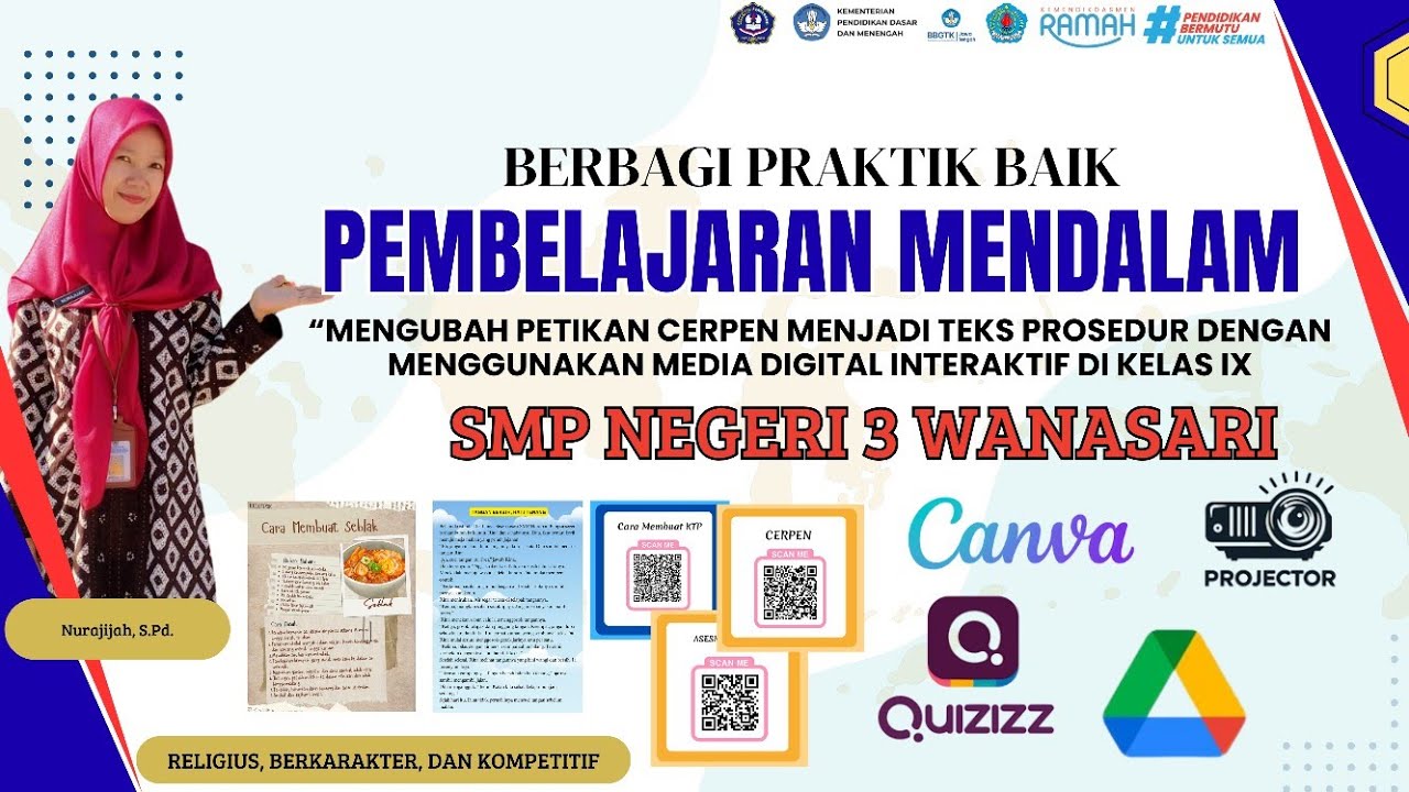 Pembelajaran Mendalam Materi Mengubah Petikan Cerpen Menjadi Teks Prosedur melalui MDI cover art