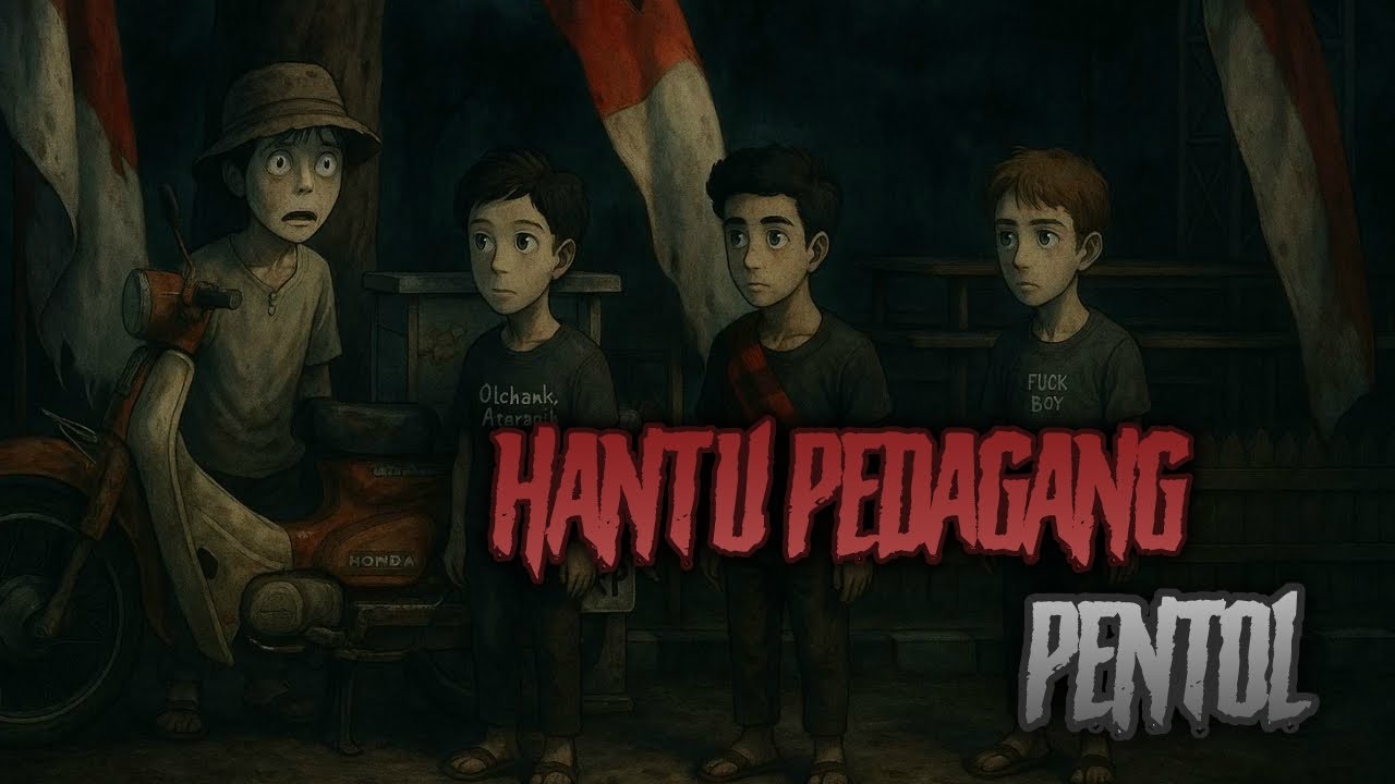 HANTU PEDAGANG PENTOL | ANIMASI HOROR cover art