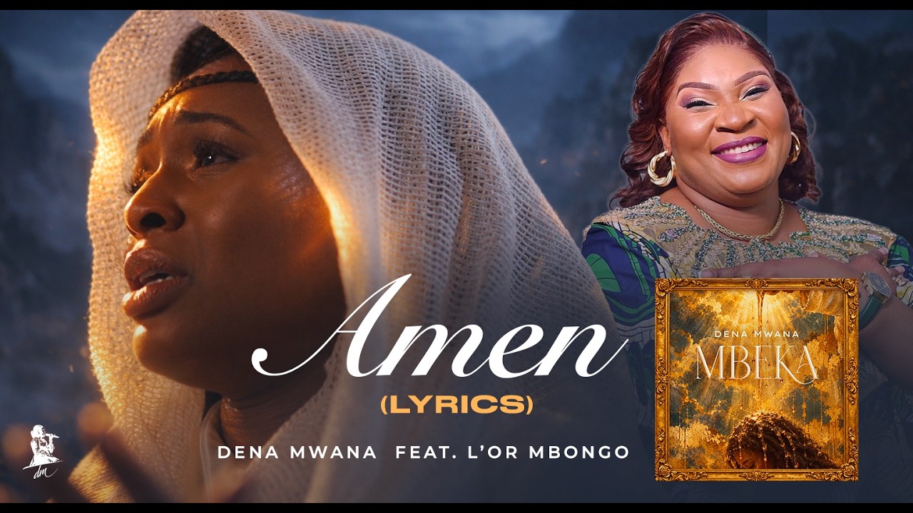 Dena Mwana - AMEN (feat. L'Or Mbongo) [Lyrics video] cover art
