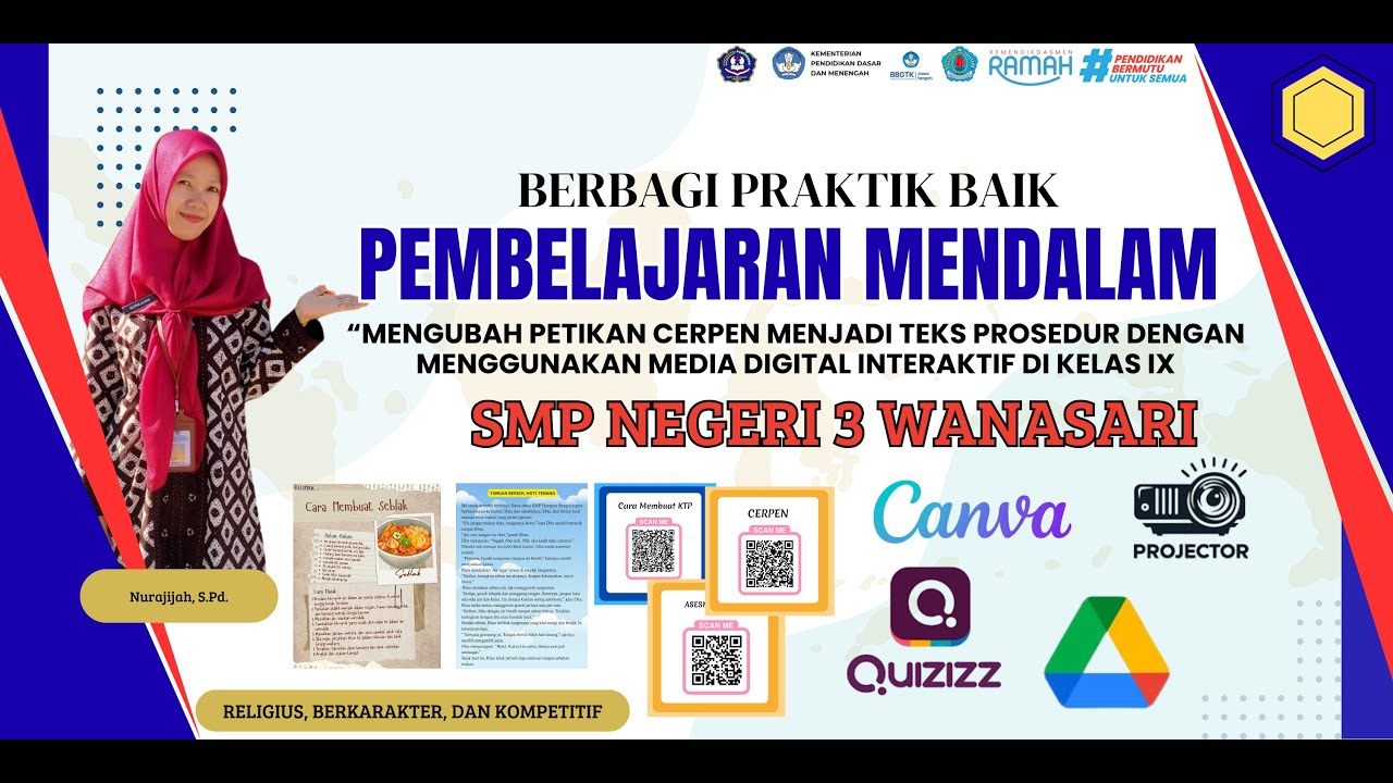 PEMBELAJARAN MENDALAM BAHASA INDONESIA "MENGUBAH PETIKAN CERPEN MENJADI TEKS PROSEDUR MELALUI MDI cover art