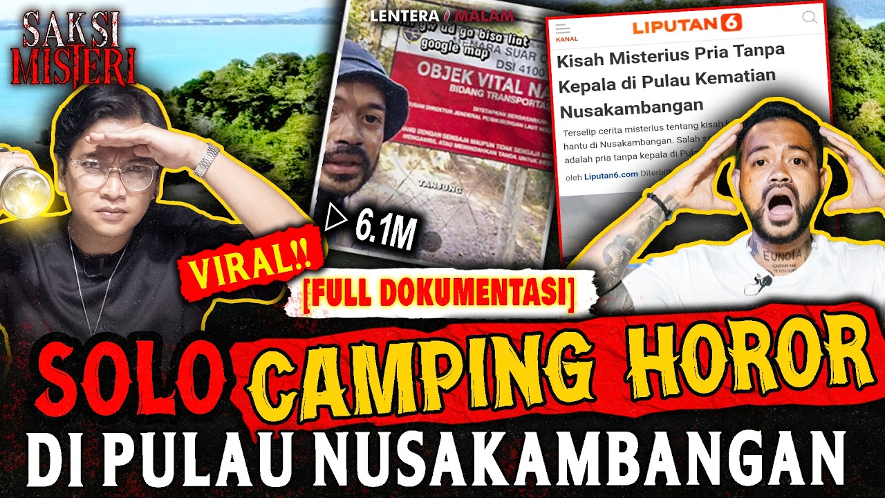 VIRAL DI TIKTOK !! NEKAT CAMPING SENDIRIAN DI NUSAKAMBANGAN cover art