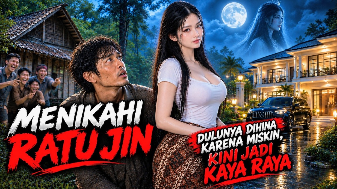 MENIKAHI RATU JIN - DULUNYA DIHINA KARENA MISKIN KINI JADI KAYA RAYA - CERITA HOROR - KISAH MISTIS cover art
