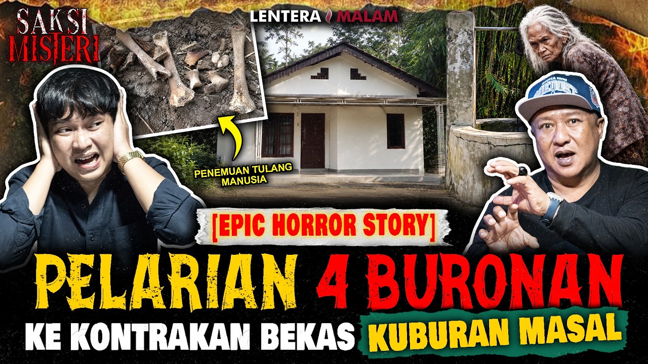 GILA !!! 4 BURONAN TINGGAL DI KONTRAKAN BEKAS KUBURAN MASAL BOGOR!!! cover art