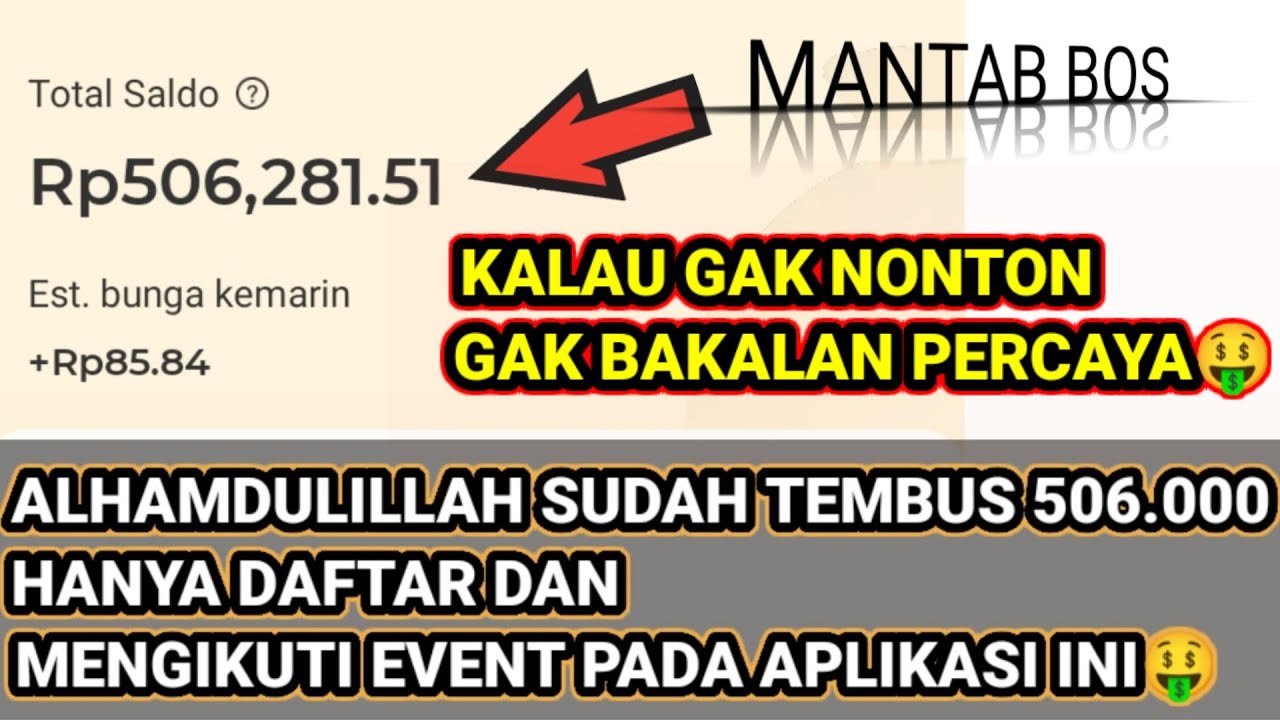 APLIKASI PENGHASIL UANG TERBARU 2022 || APLIKASI PENGHASIL SALDO DANA TERCEPAT 2022🤑🤑 cover art