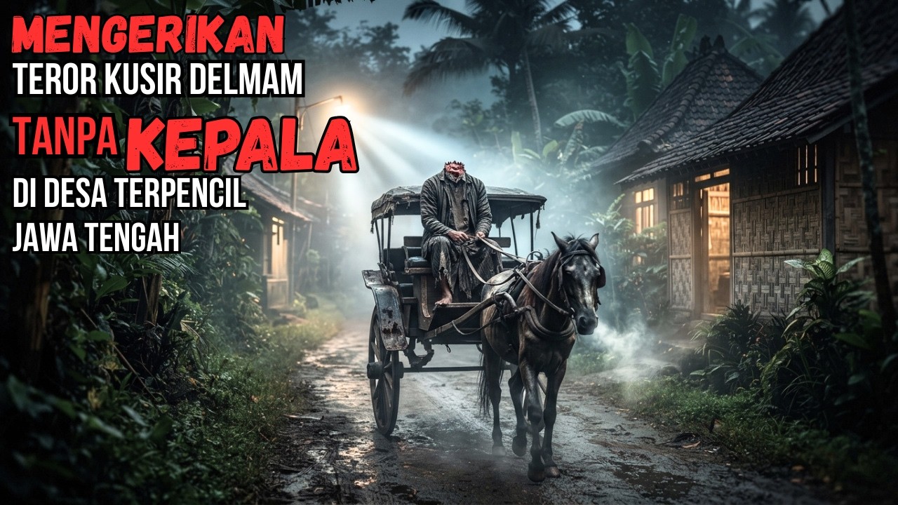 MENGERIKAN!! TEROR KUSIR DELMAN TANPA KEPALA DI DESA TERPENCIL JAWA TENGAH - CERITA HOROR MISTIS cover art