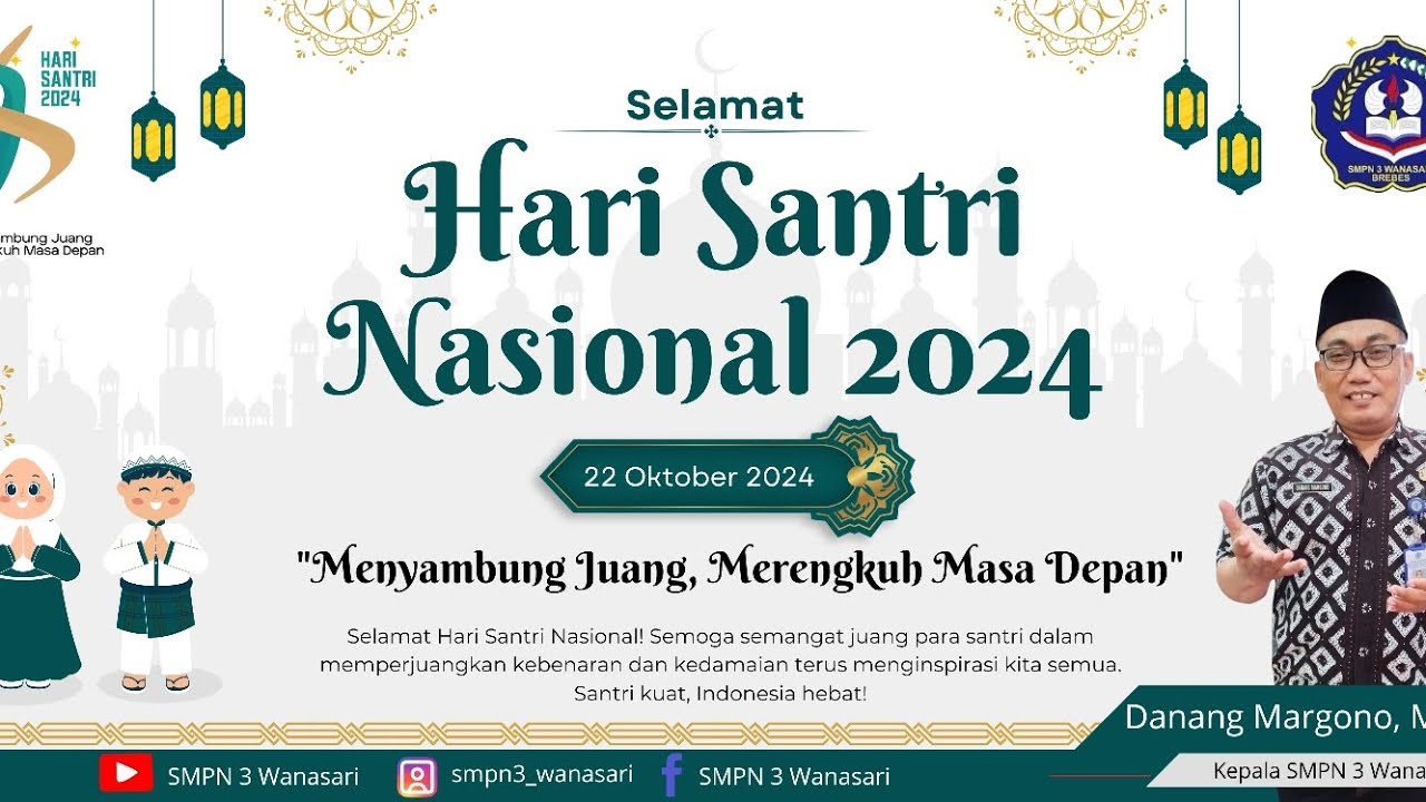 SMP Negeri 3 Wanasari Memperingati Hari Santri Nasional 2024 cover art