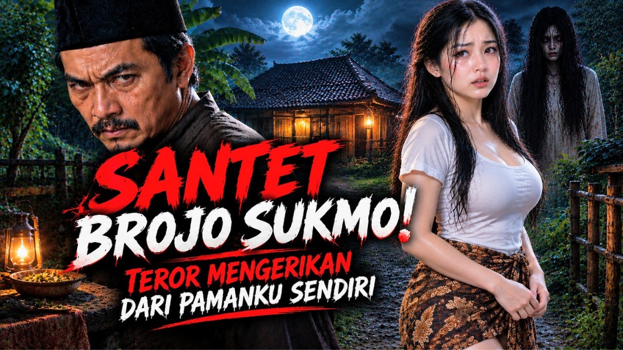SANTET BROJO SUKMO!! TEROR MENGERIKAN DARI PAMANKU SENDIRI - CERITA HOROR - KISAH HOROR MISTIS cover art