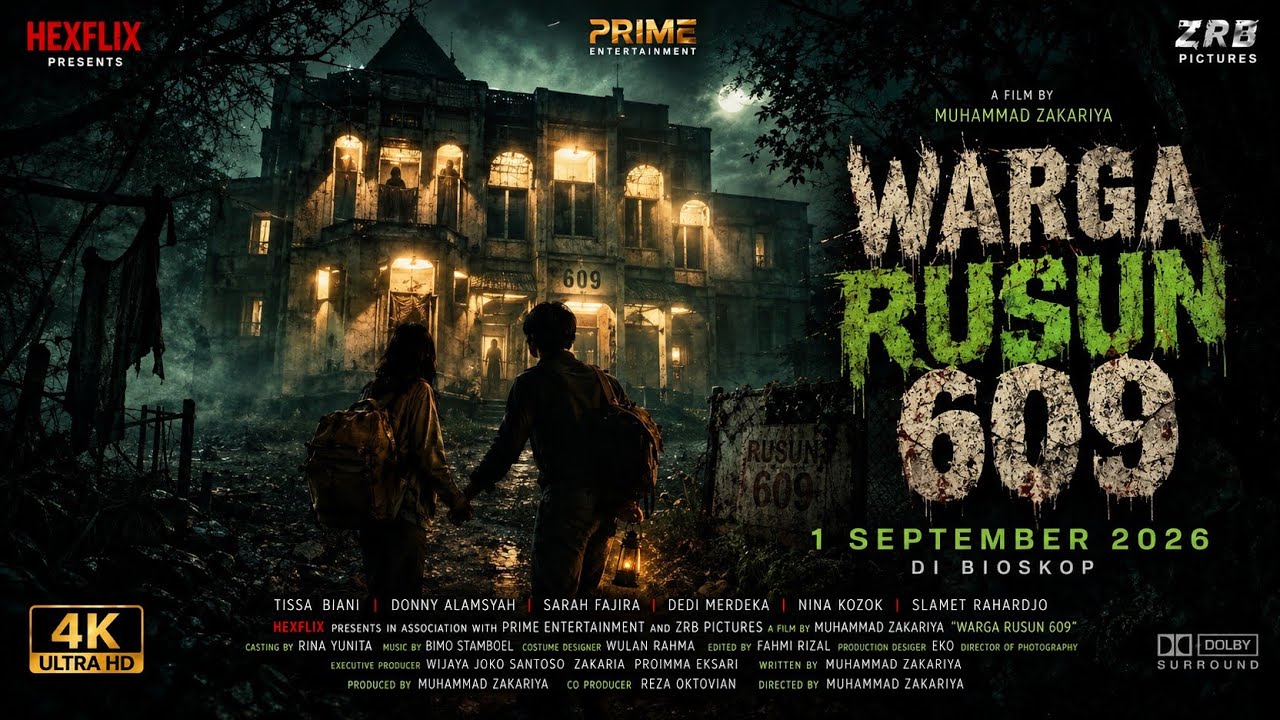 FILM HOROR BIOSKOP INDONESIA TERBARU 2026 WARGA RUSUN 609 #filmhoror cover art