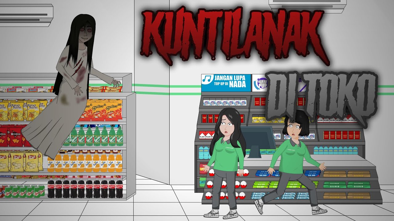 KUNTILANAK DI TOKO | ANIMASI HOROR cover art