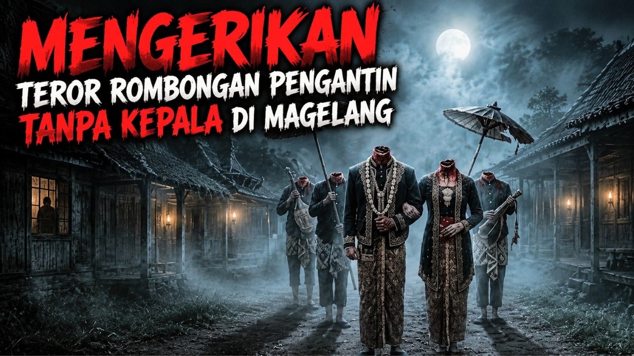 MENGERIKAN!! TEROR ROMBONGAN PENGANTIN TANPA KEPALA DI MAGELANG - CERITA HOROR - KISAH HOROR MISTIS cover art