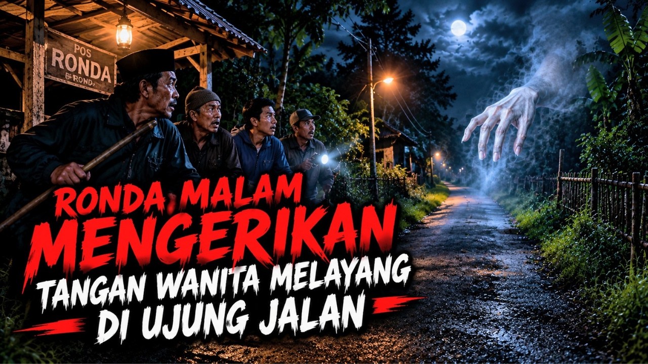 RONDA MALAM MENGERIKAN!! TANGAN WANITA MELAYANG DI UJUNG JALAN - CERITA HOROR - KISAH HOROR cover art