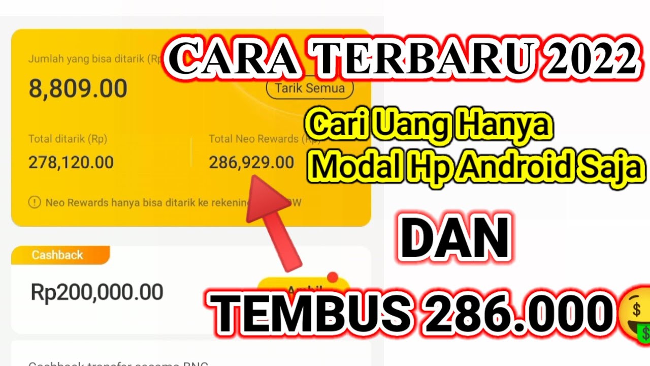 Aplikasi Penghasil Uang Terbaru 2022 || Cara Cepat Menghasilkan Uang Dari Aplikasi Neo Bank cover art