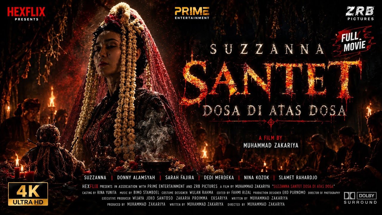 FILM HOROR BIOSKOP INDONESIA TERBARU 2026 SUZZANNA SANTET DOSA DI ATAS DOSA #filmhoror cover art