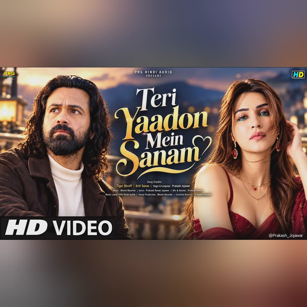 New Song 2026 | New Hindi Song | Teri Yaadon Mein Sanam | Emran Hashmi | Kriti Sanon| New Song cover art