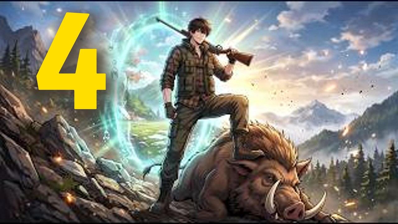 Spirit Spring Space +Mountain Hunt:One Shot Drops a200lb Wild Boar,Whole Village Lines Up for Meat!4 cover art