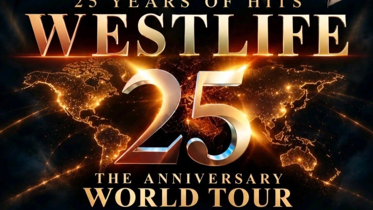 WESTLIFE 25 YEARS ANNIVERSARY TOUR cover art