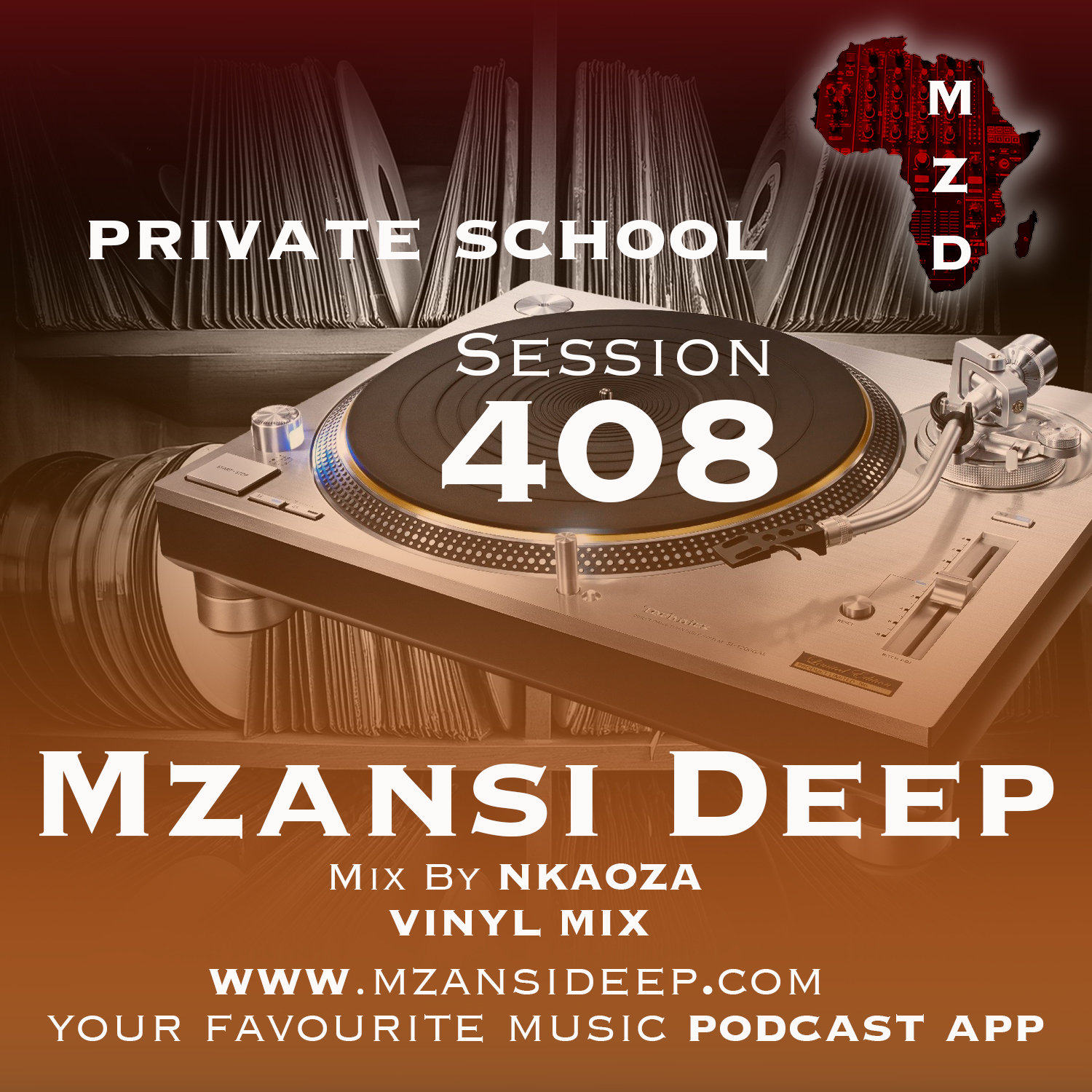 Session 408 PRIVATE SCHOOL - Nkaoza - VINYL MIX cover art