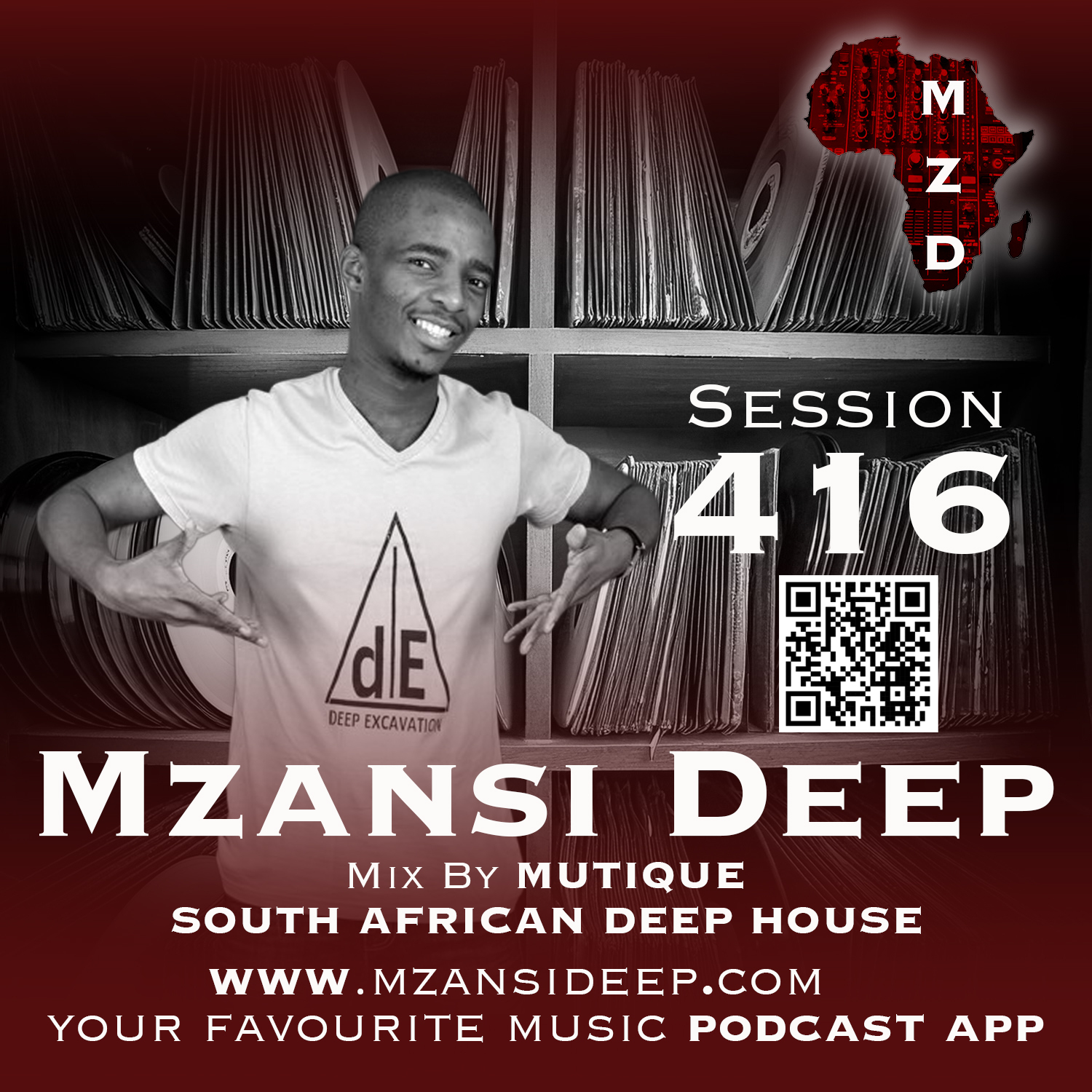 Session 416 - Mutique - South African Deep House cover art
