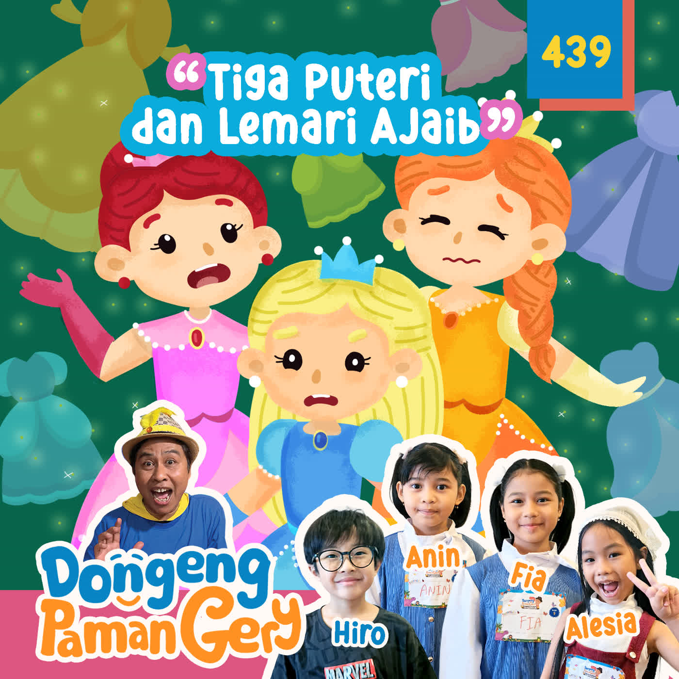 PODCAST DONGENG: EPS.439 TIGA PUTERI DAN LEMARI AJAIB cover art