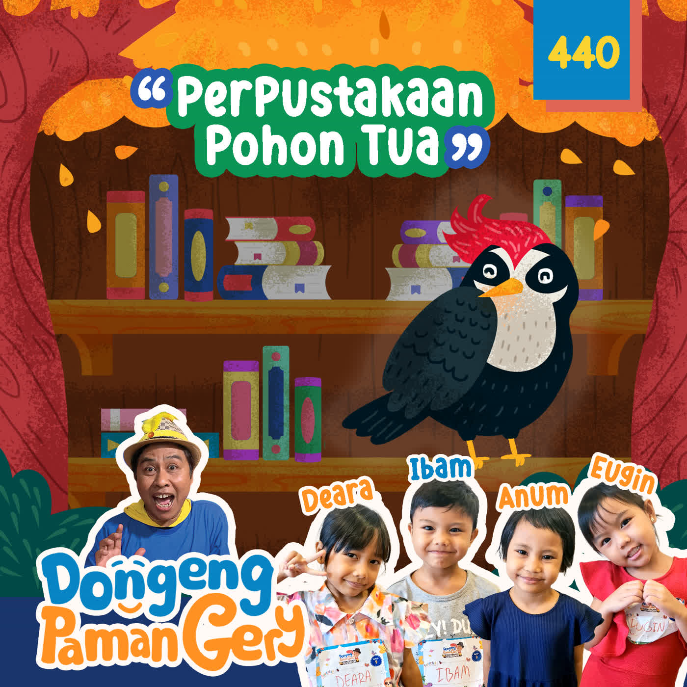 PODCAST DONGENG: EPS. 440 PERPUSTAKAAN POHON TUA cover art