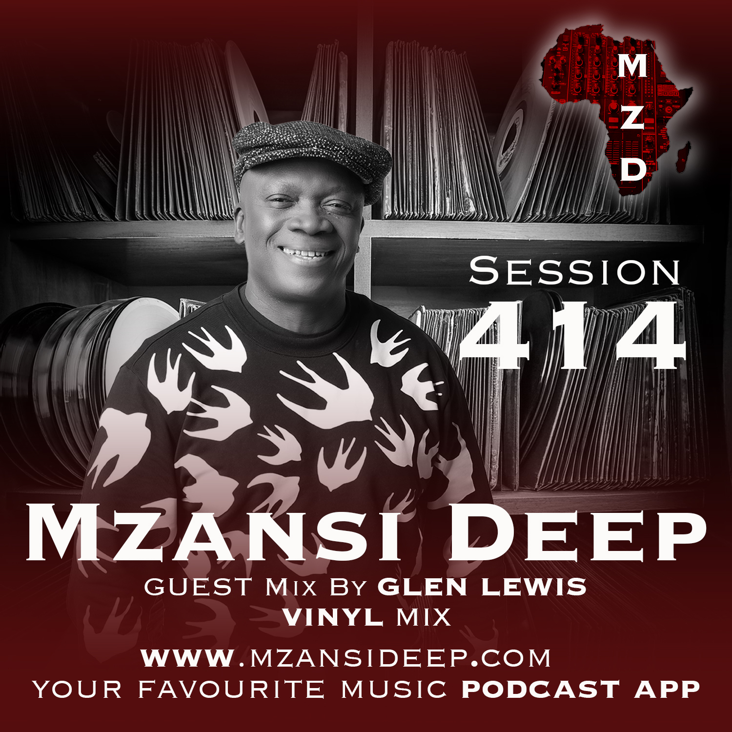 Session 414 - Glen Lewis - VINYL MIX - Live at Ndawo cover art