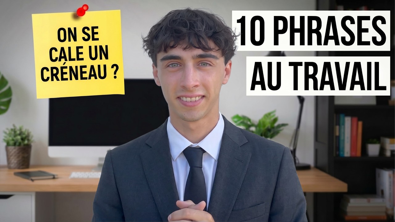 10 phrases IMPORTANTES en français : au travail 💼 cover art