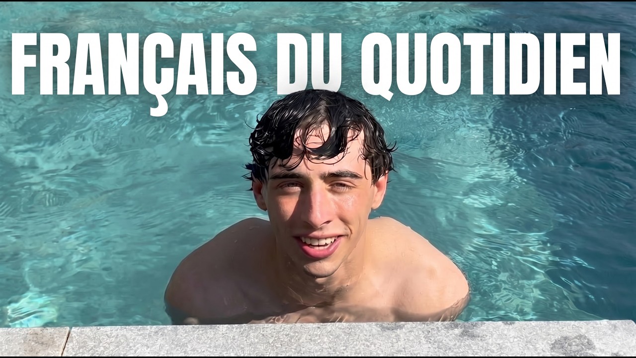 Apprends le français du quotidien : une après-midi d’été ☀️🏊u200d♂️🚴u200d♂️ (Comprehensible Input) cover art