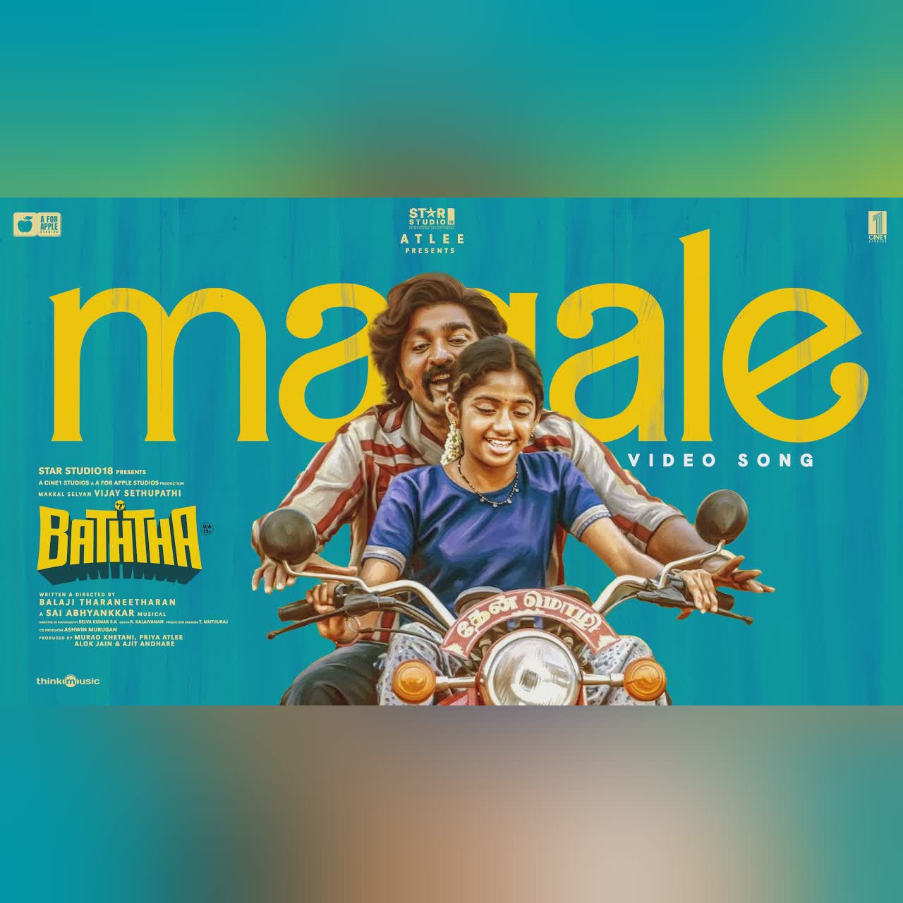 Magale Video Song | Baththa | Vijay Sethupathi | @SaiAbhyankkar | Balaji Tharaneetharan cover art