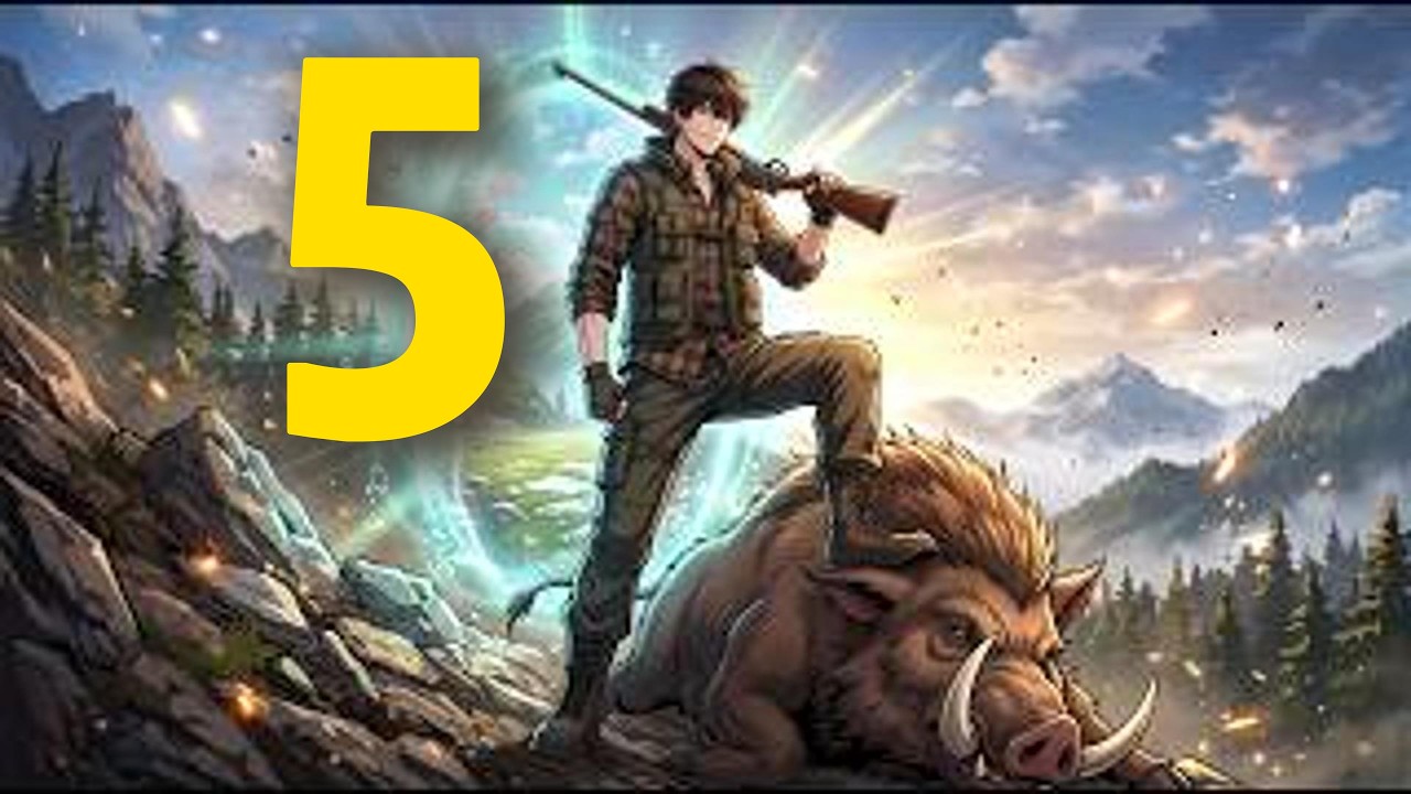 Spirit Spring Space +Mountain Hunt:One Shot Drops a200lb Wild Boar,Whole Village Lines Up for Meat!5 cover art